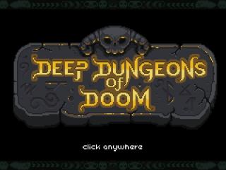 Deep Dungeons of Doom Title Screen